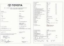  Certificato di conformità Toyota